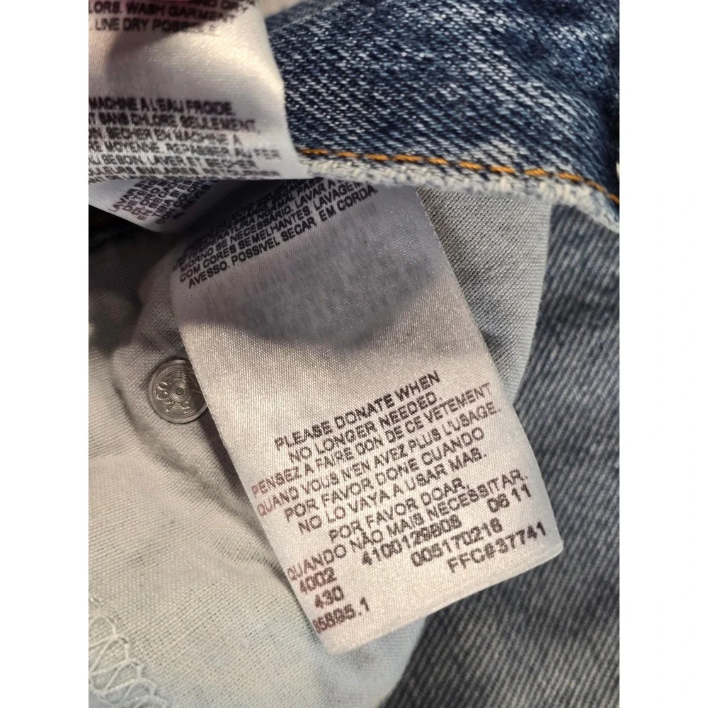 Levis 517 Bootcut Jeans Mens 31x30 Blue Distressed Vintage 90s Denim Pants